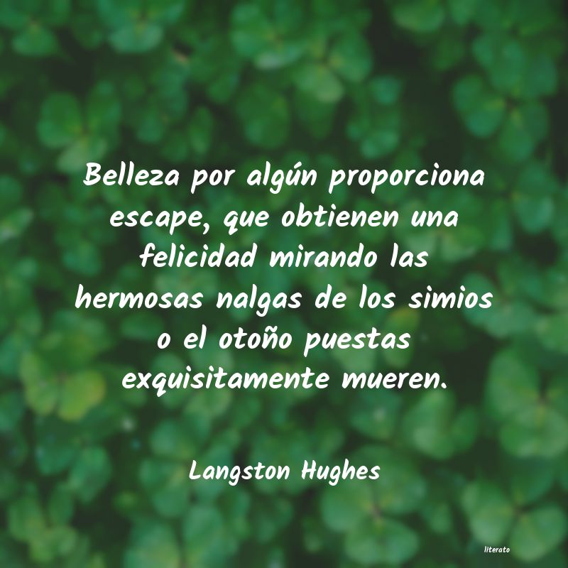 Frases de Langston Hughes