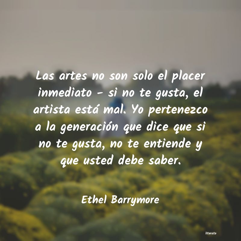 frases de Ethel Barrymore