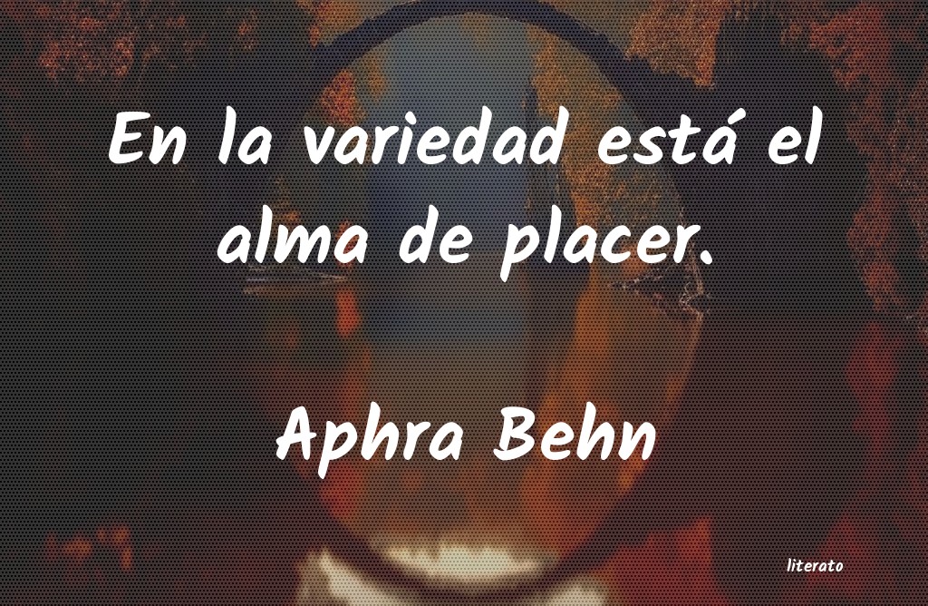 Frases de Aphra Behn