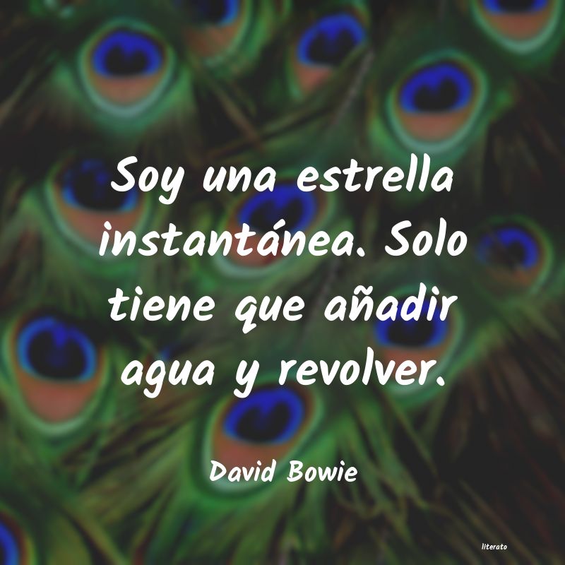 Frases de David Bowie