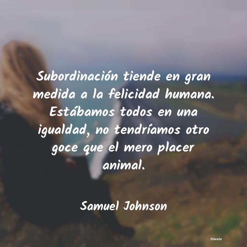 Frases de Samuel Johnson