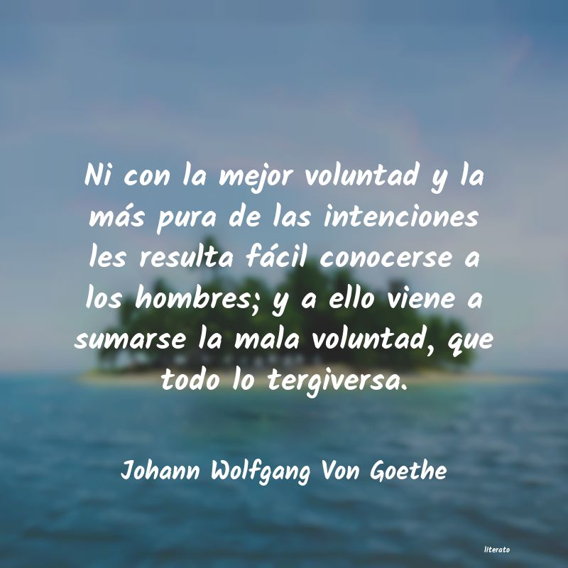 frases de Johann Wolfgang Von Goethe