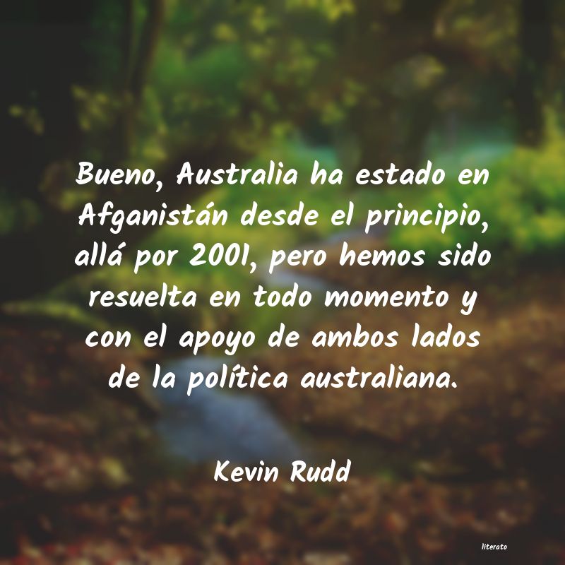 Frases de Kevin Rudd