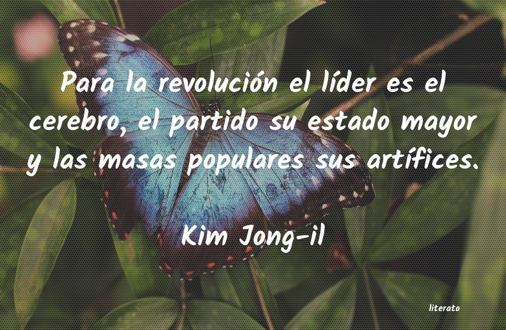 Frases de Kim Jong-il