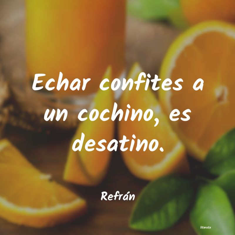 frases de Refrán