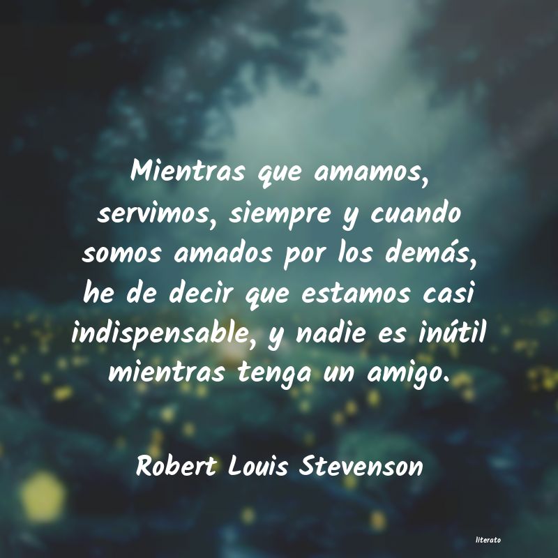 Frases de Robert Louis Stevenson