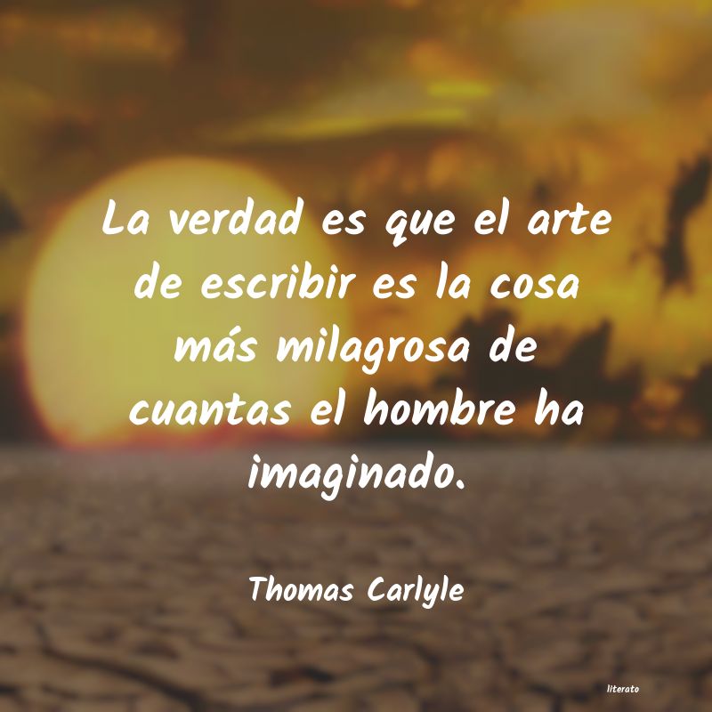 Frases de Thomas Carlyle