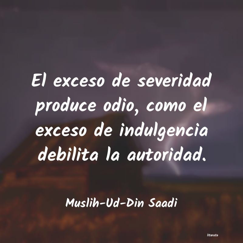 Frases de Muslih-Ud-Din Saadi