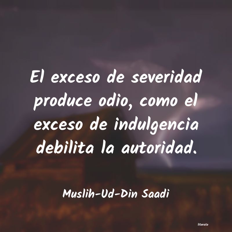 frases de Muslih-Ud-Din Saadi