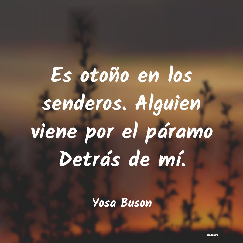 frases de Yosa Buson