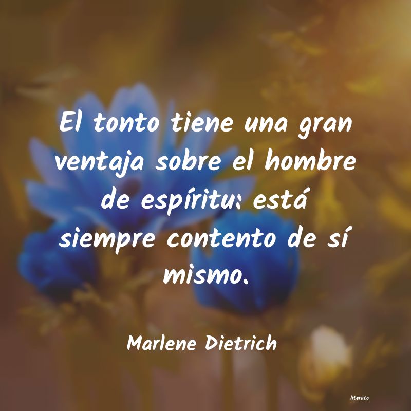 Frases de Marlene Dietrich