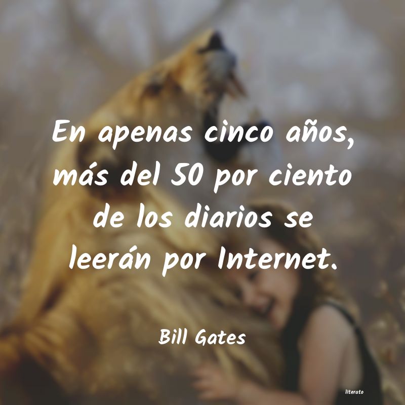 frases de Bill Gates