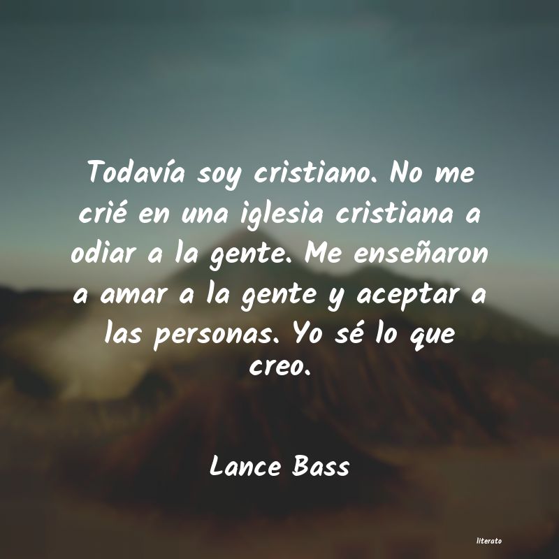 frases de Lance Bass