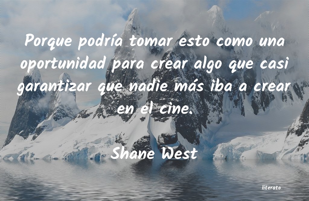 Frases de Shane West