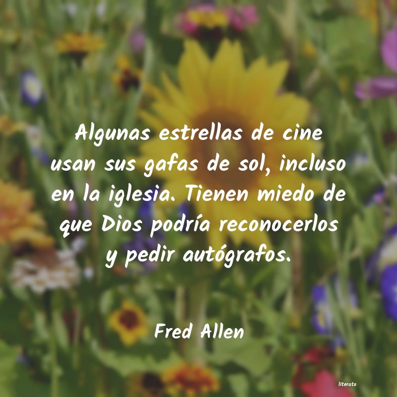 frases de Fred Allen