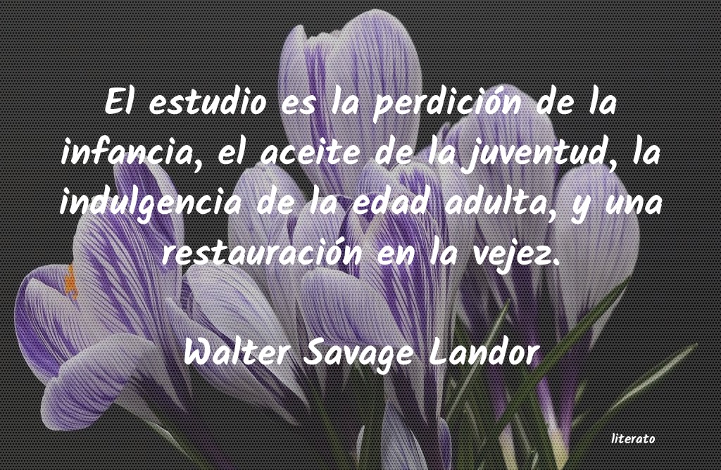 frases de Walter Savage Landor