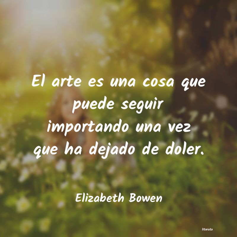 frases de Elizabeth Bowen