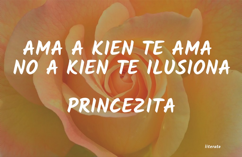 Frases de PRINCEZITA