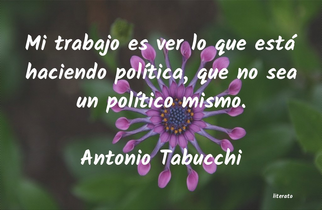 Frases de Antonio Tabucchi