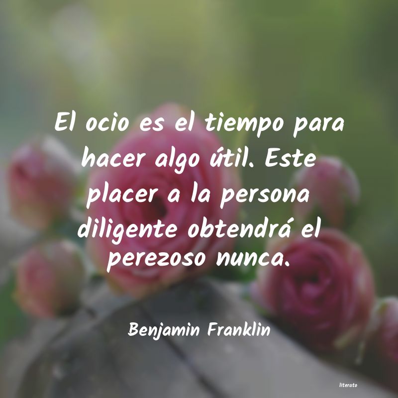 Frases de Benjamin Franklin