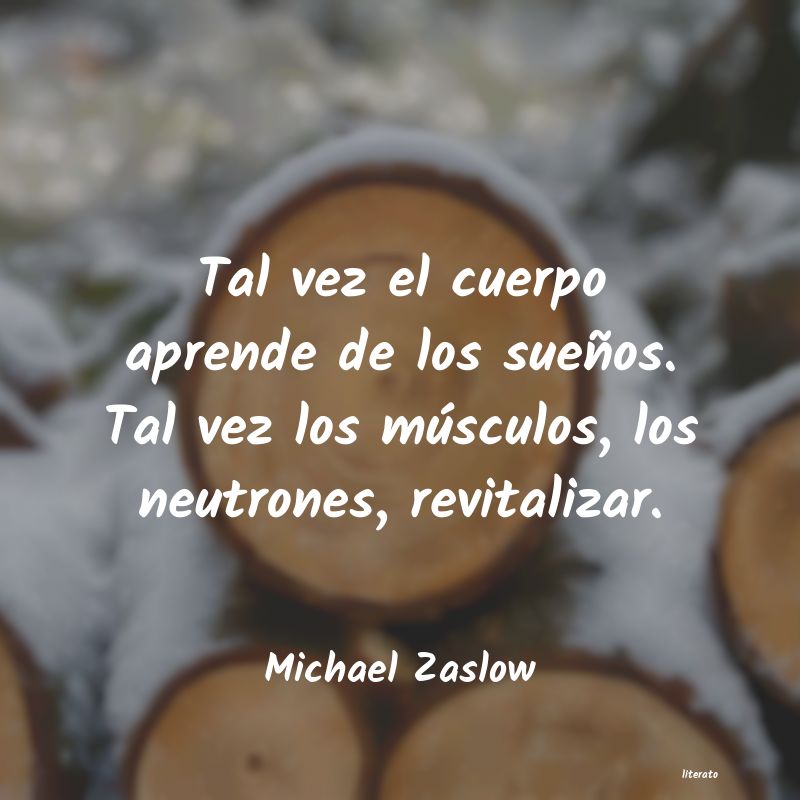 Frases de Michael Zaslow