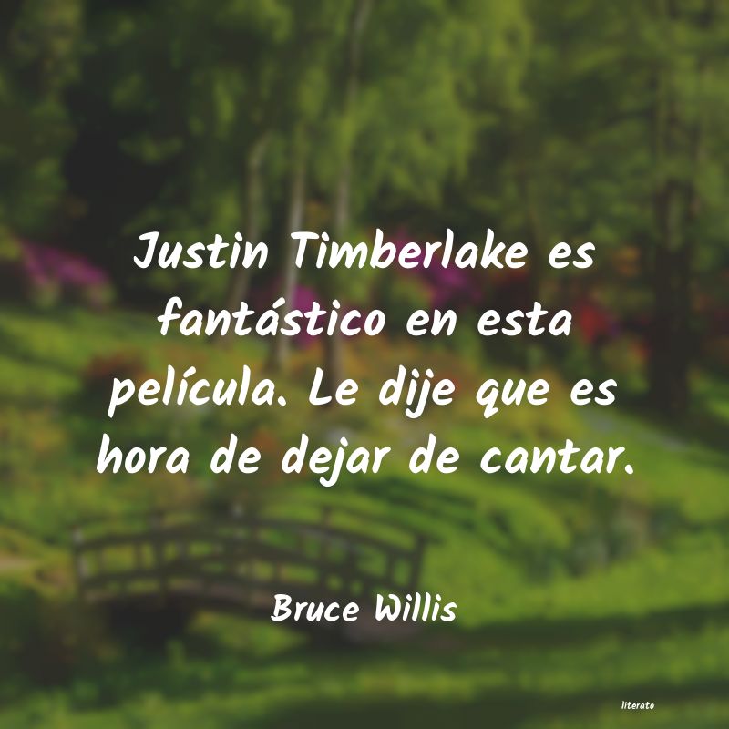 frases de Bruce Willis
