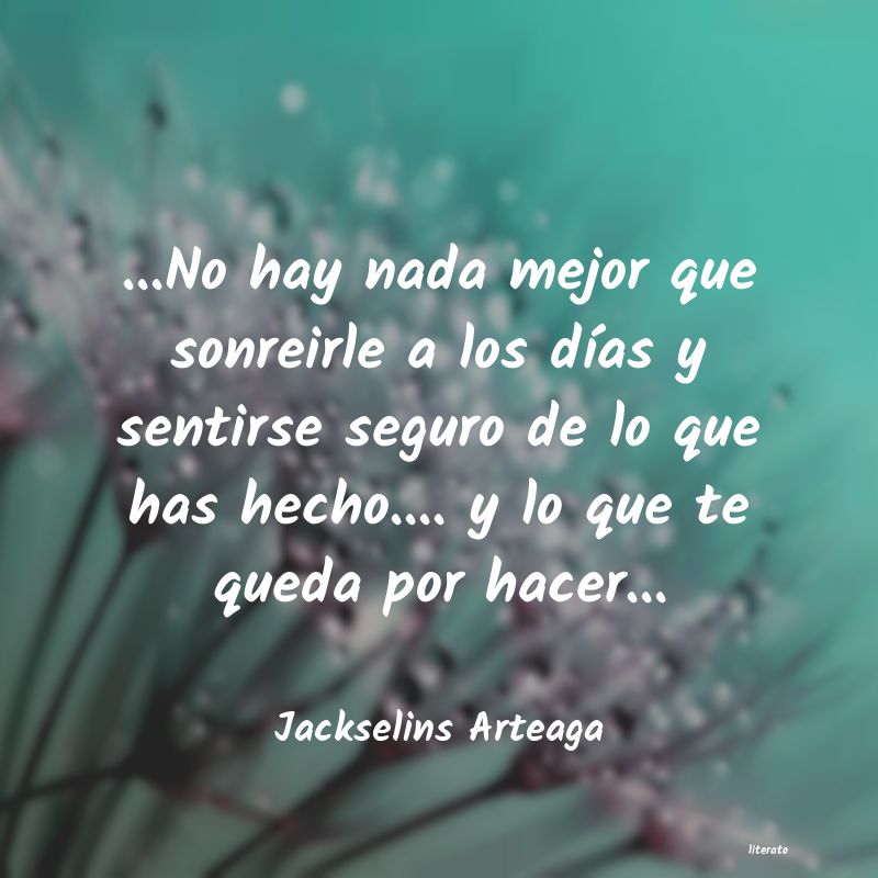 frases de Jackselins Arteaga