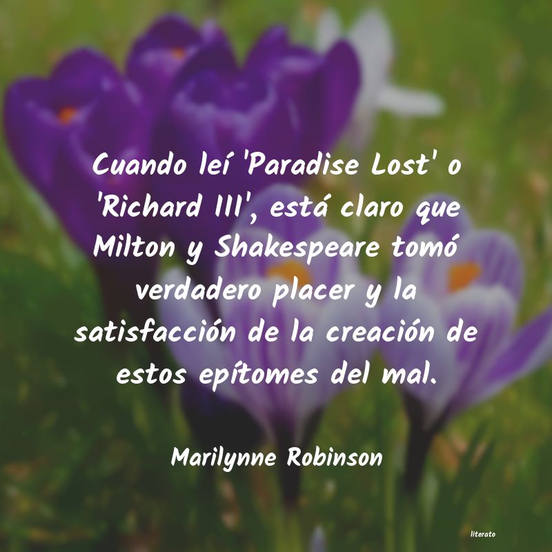 Frases de Marilynne Robinson