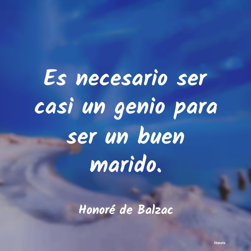 frases de Honoré de Balzac