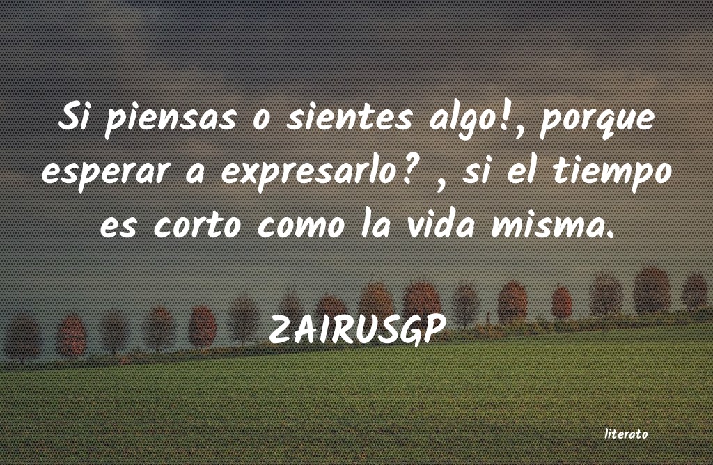 frases de ZAIRUSGP