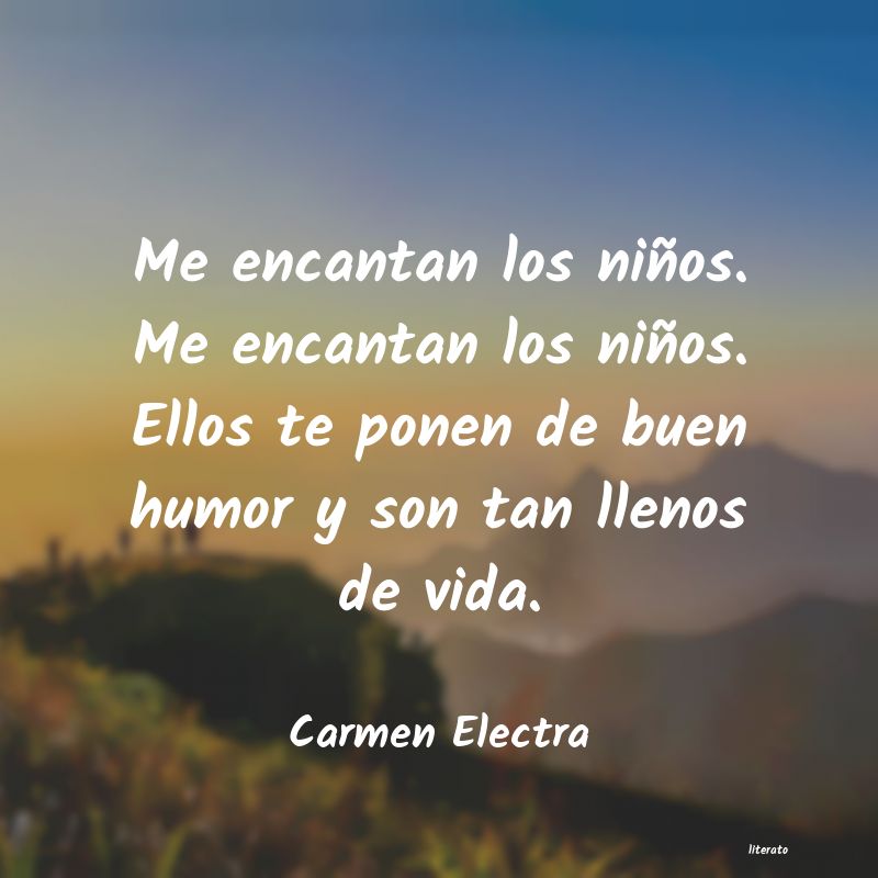 Frases de Carmen Electra - literato