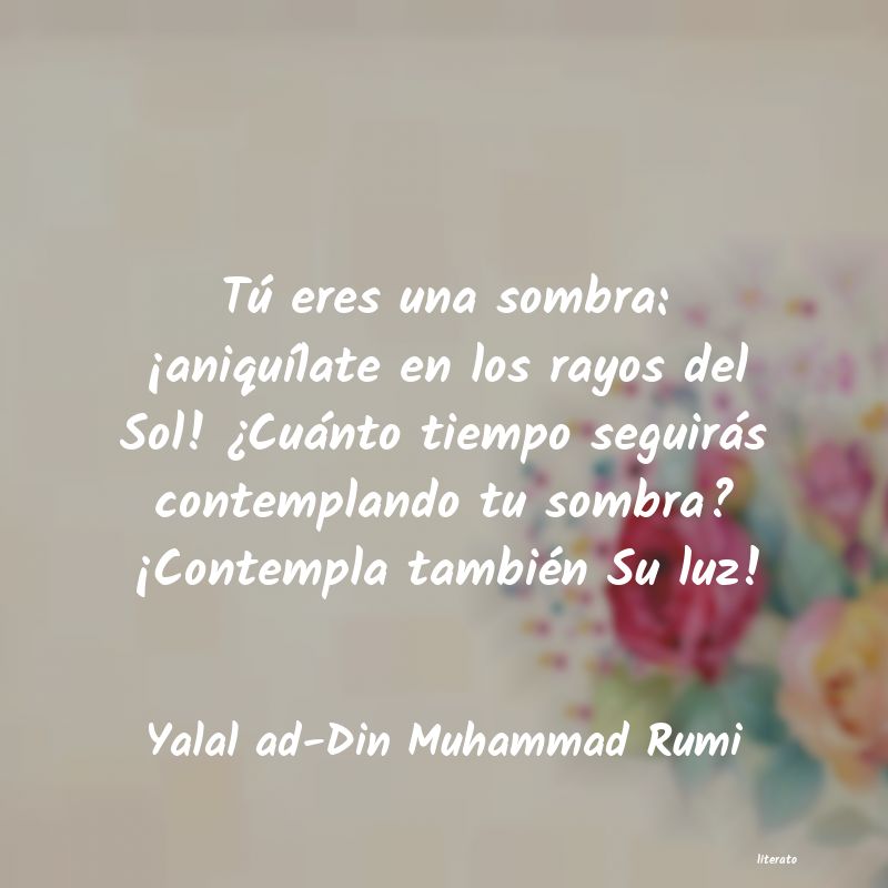 Frases de Yalal ad-Din Muhammad Rumi