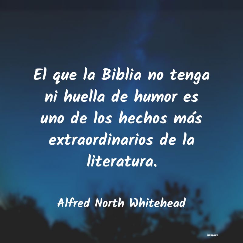 Frases de Alfred North Whitehead