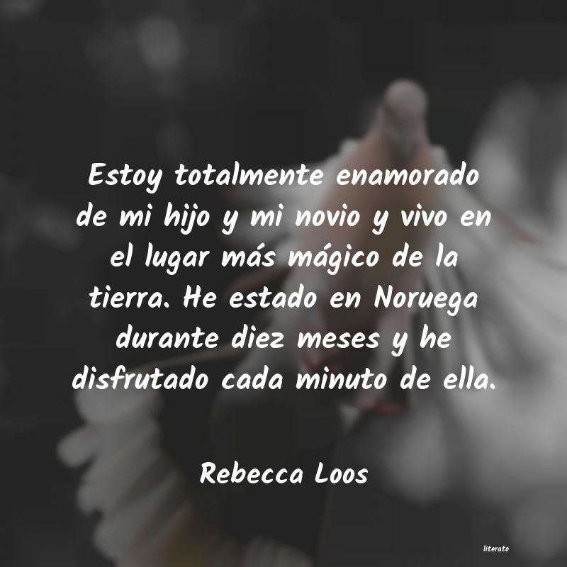 frases de Rebecca Loos