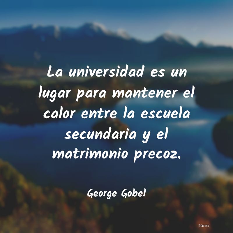 frases de George Gobel