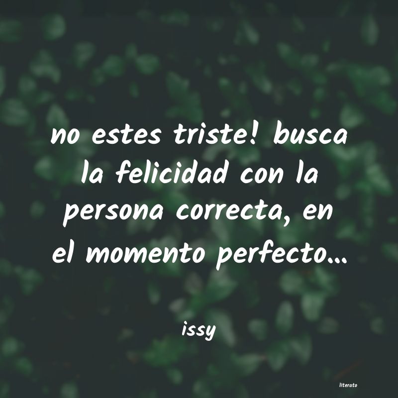 frases de issy