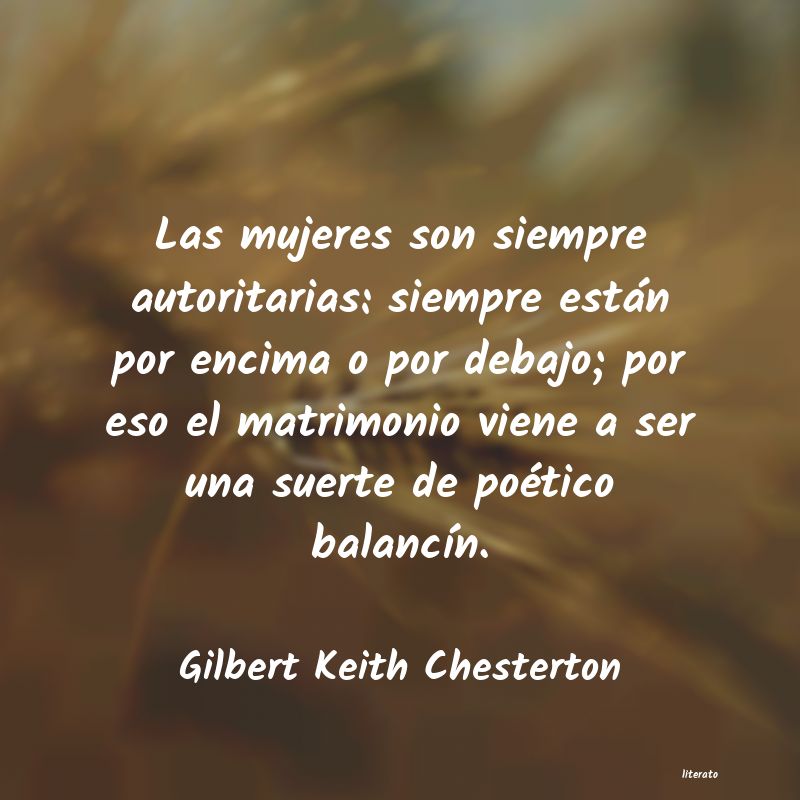 Frases de Gilbert Keith Chesterton