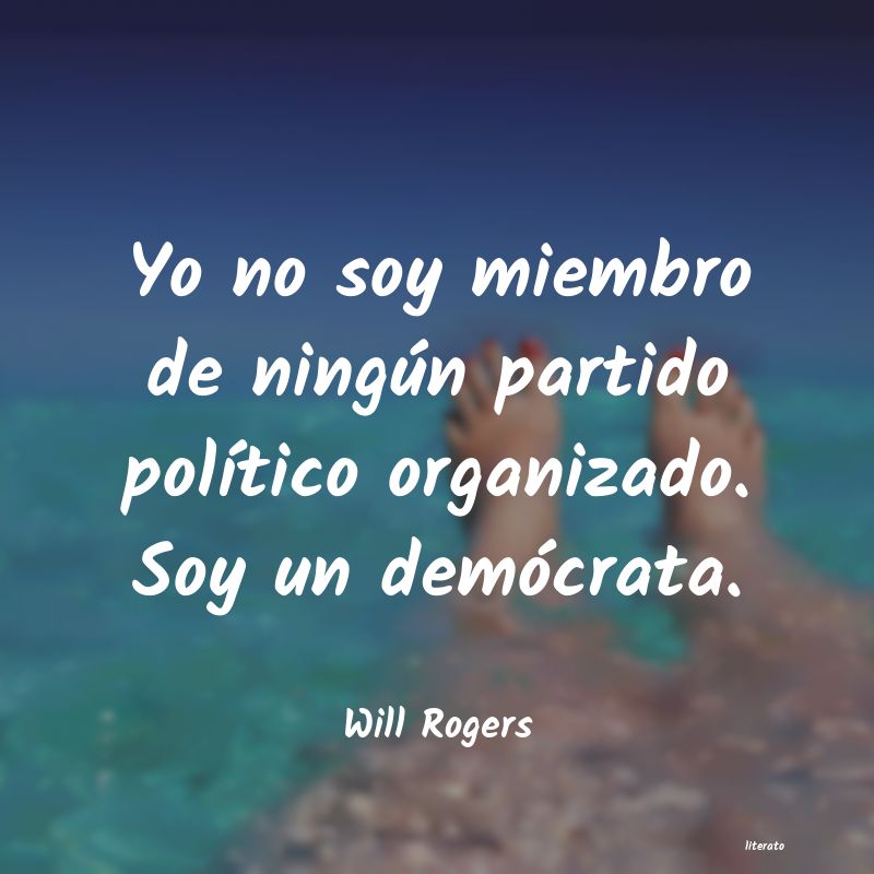 Frases de Will Rogers