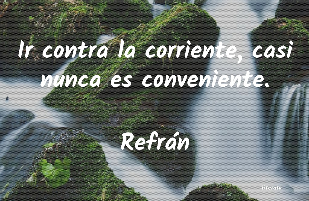 Frases de Refrán