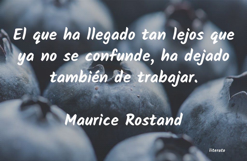 Frases de Maurice Rostand