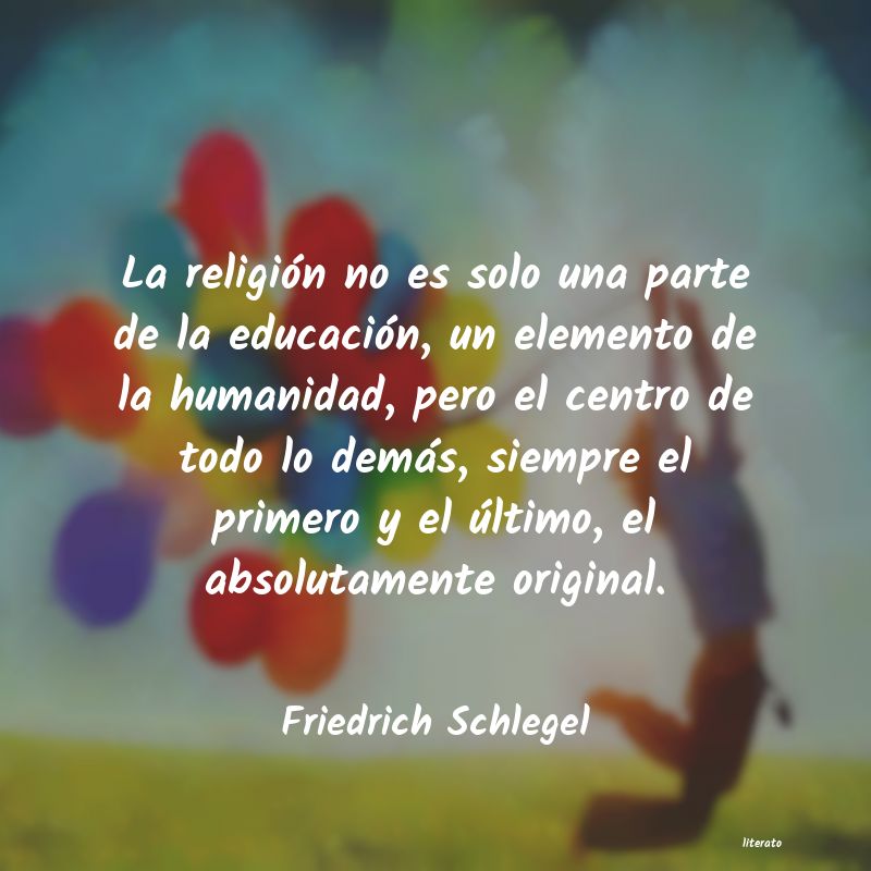 Frases de Friedrich Schlegel