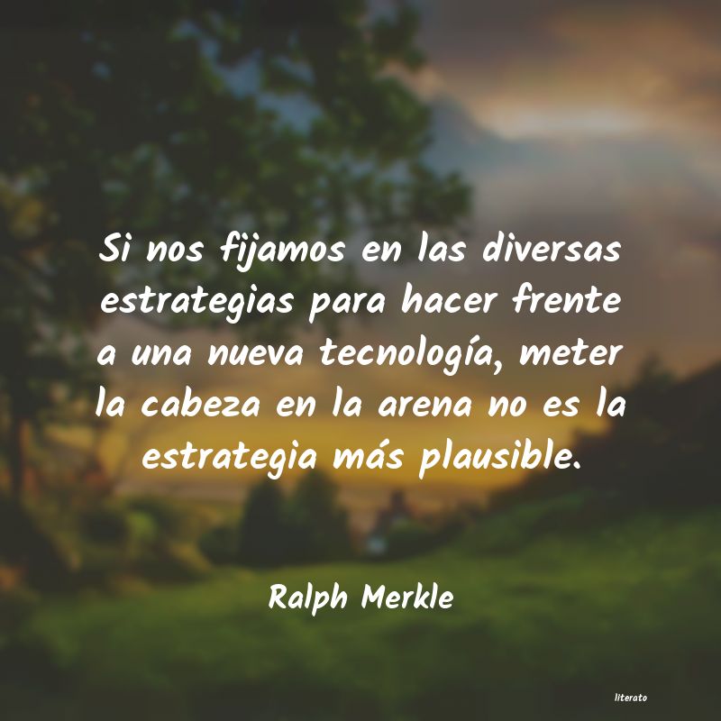 Frases de Ralph Merkle