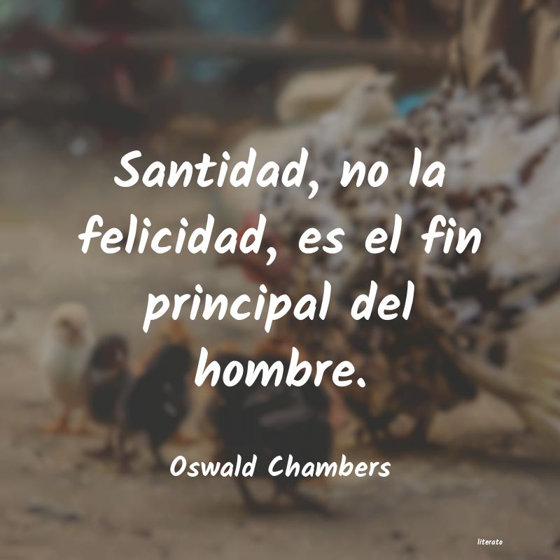 Frases de Oswald Chambers