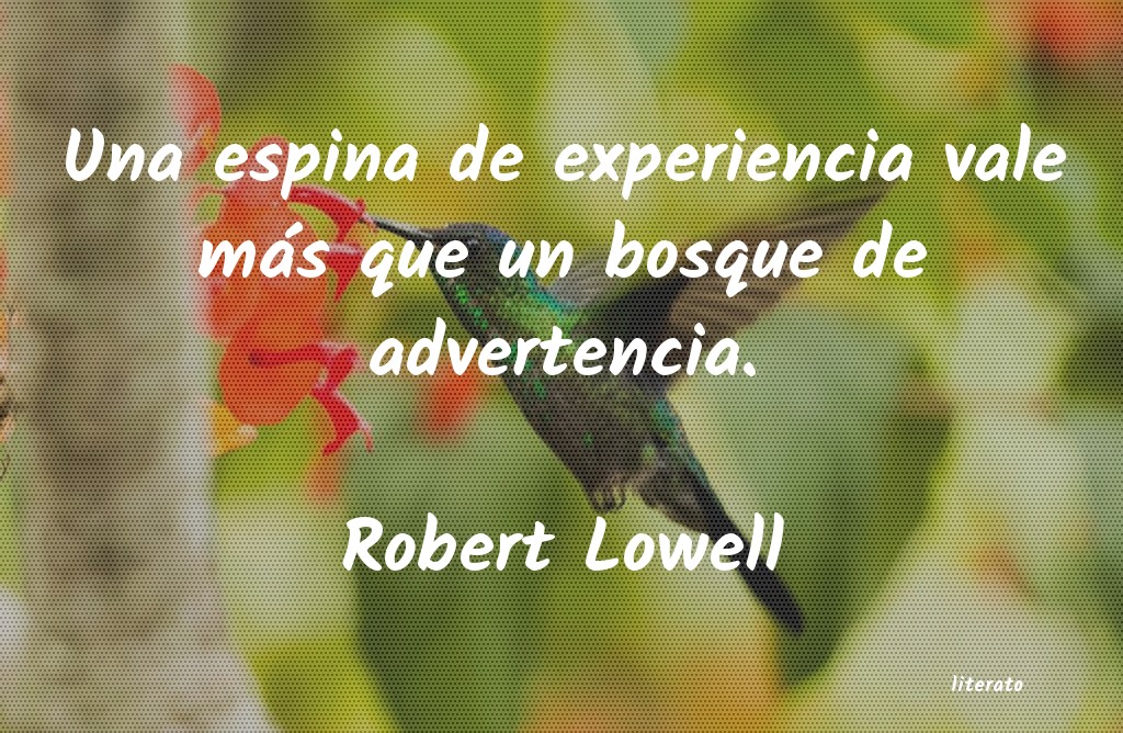frases de Robert Lowell