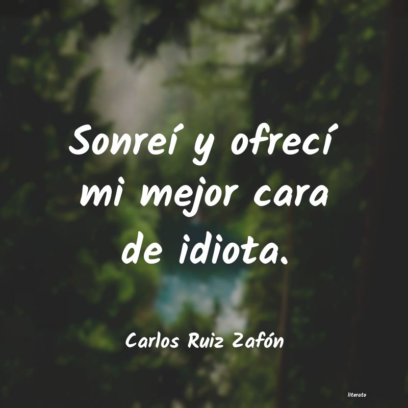 Frases de Carlos Ruiz Zafón