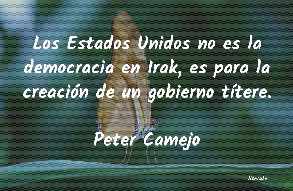 frases de Peter Camejo