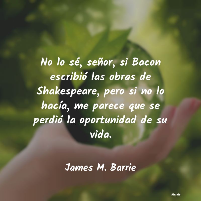 Frases de James M. Barrie