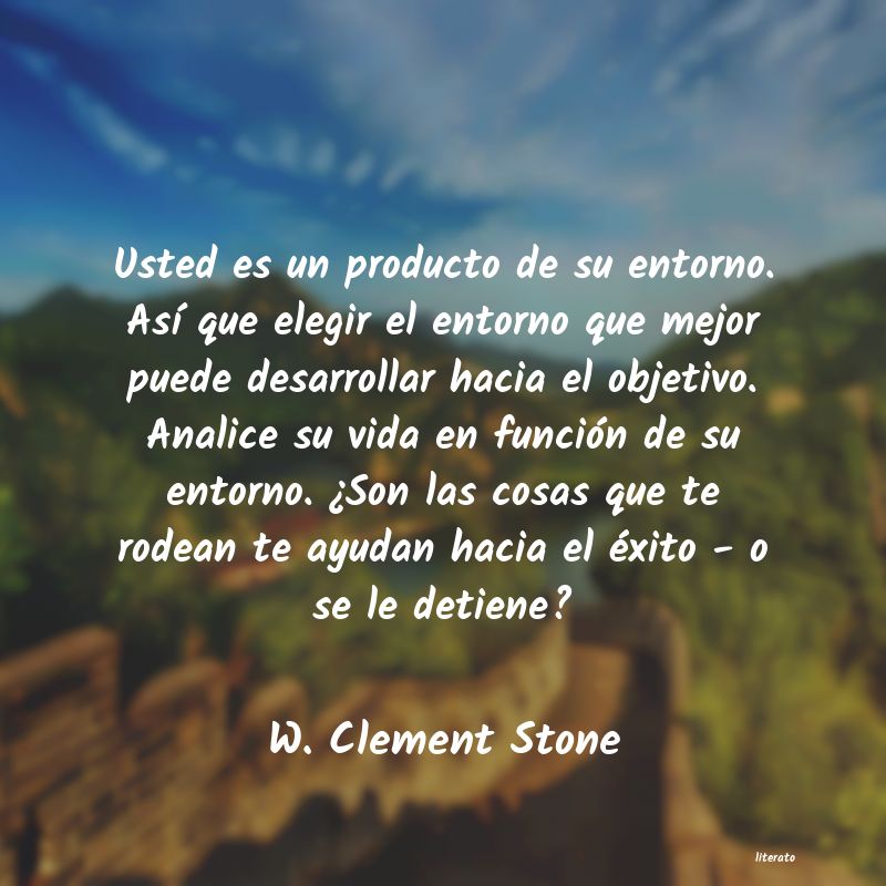 frases de W. Clement Stone