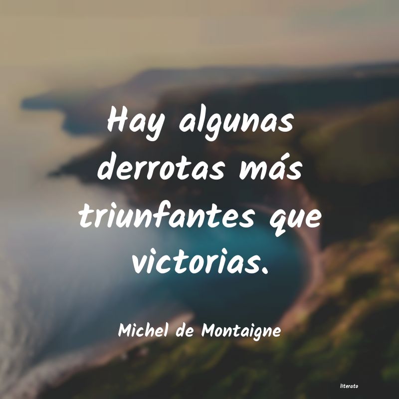 frases de Michel de Montaigne
