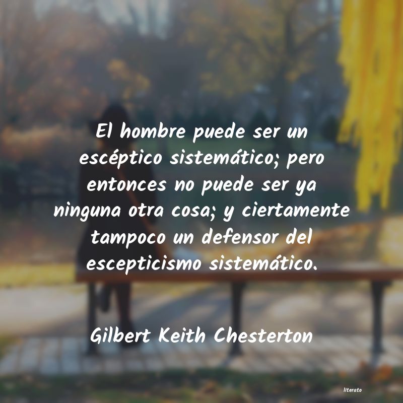 Frases de Gilbert Keith Chesterton